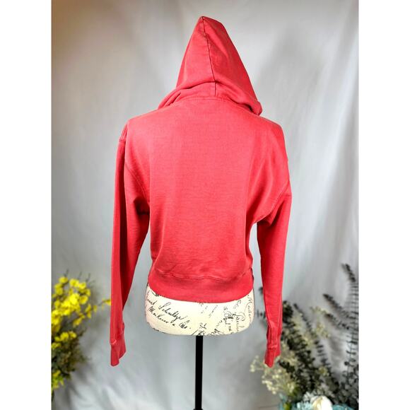 The Kooples Text-Appliqué Zip-Through Cotton-Jersey Hoodie 4 - Picture 14 of 16